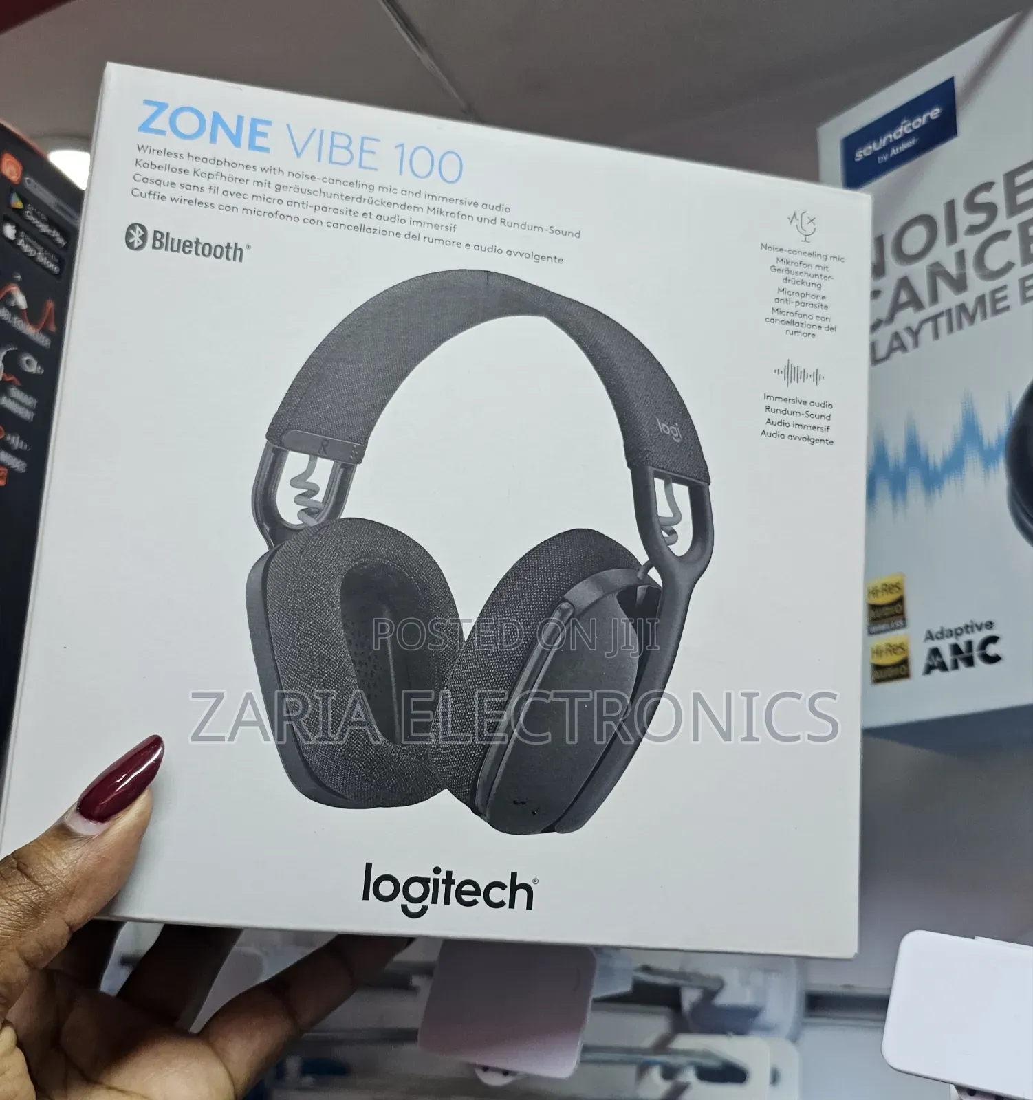 Logitech Zone Vibe100 Wireless Headphones