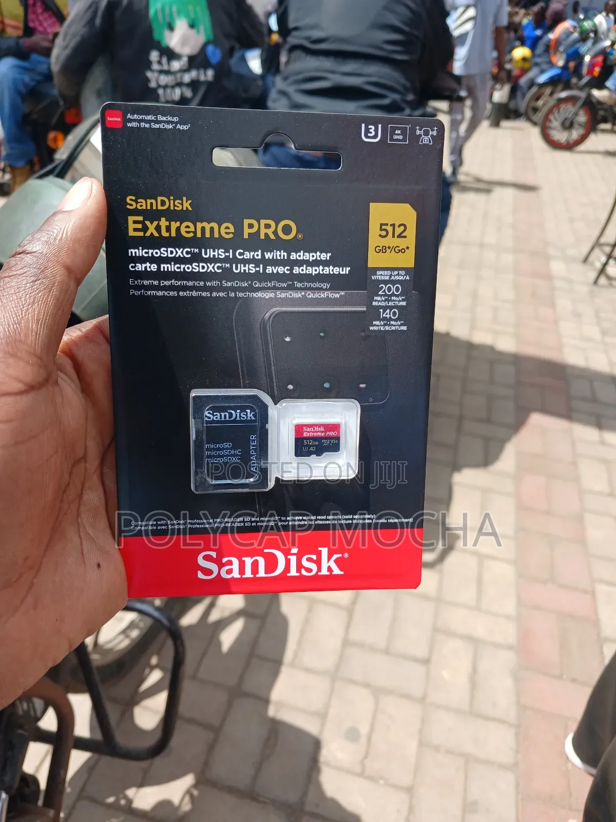 Sandisk 512gb Extreme Microsd Uhs-I U3 V30 A2 160mb/S- Memory Card