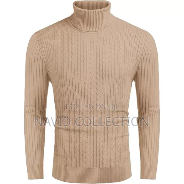 Beige Turtle Neck