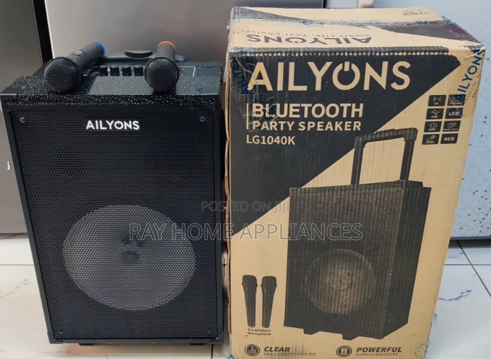10inches Ailyons Portable Party Speaker