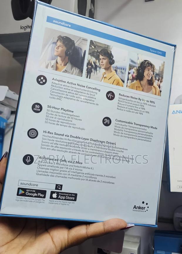 Anker Q45 Wireless Headphones With Nc - thumbnail 3