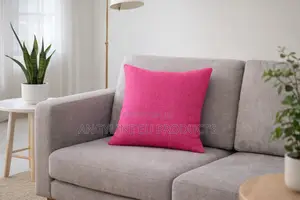 Hot Pink Throw Pillow / Pillowcase