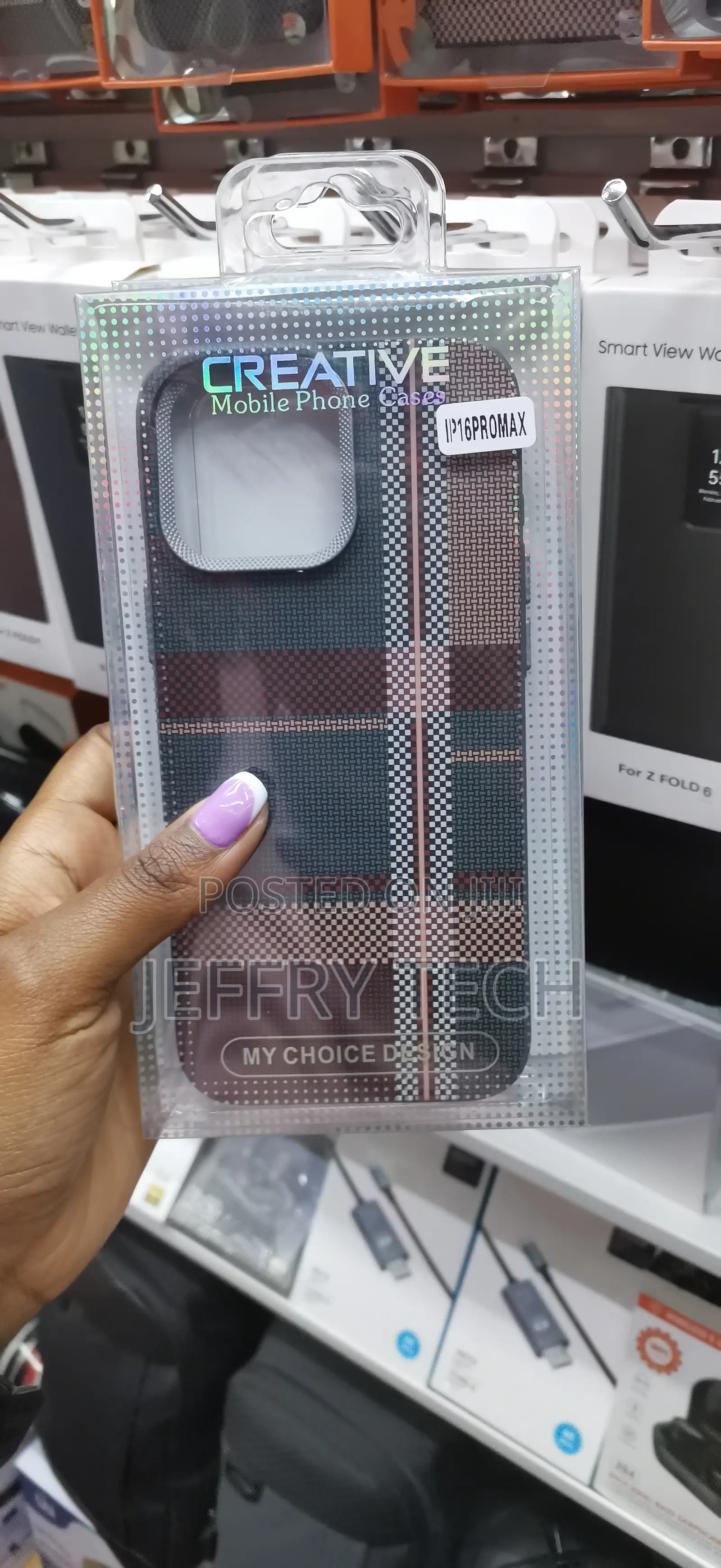 Ludo Carbon Fibre Tribal Case for iPhone 16 Pro Max