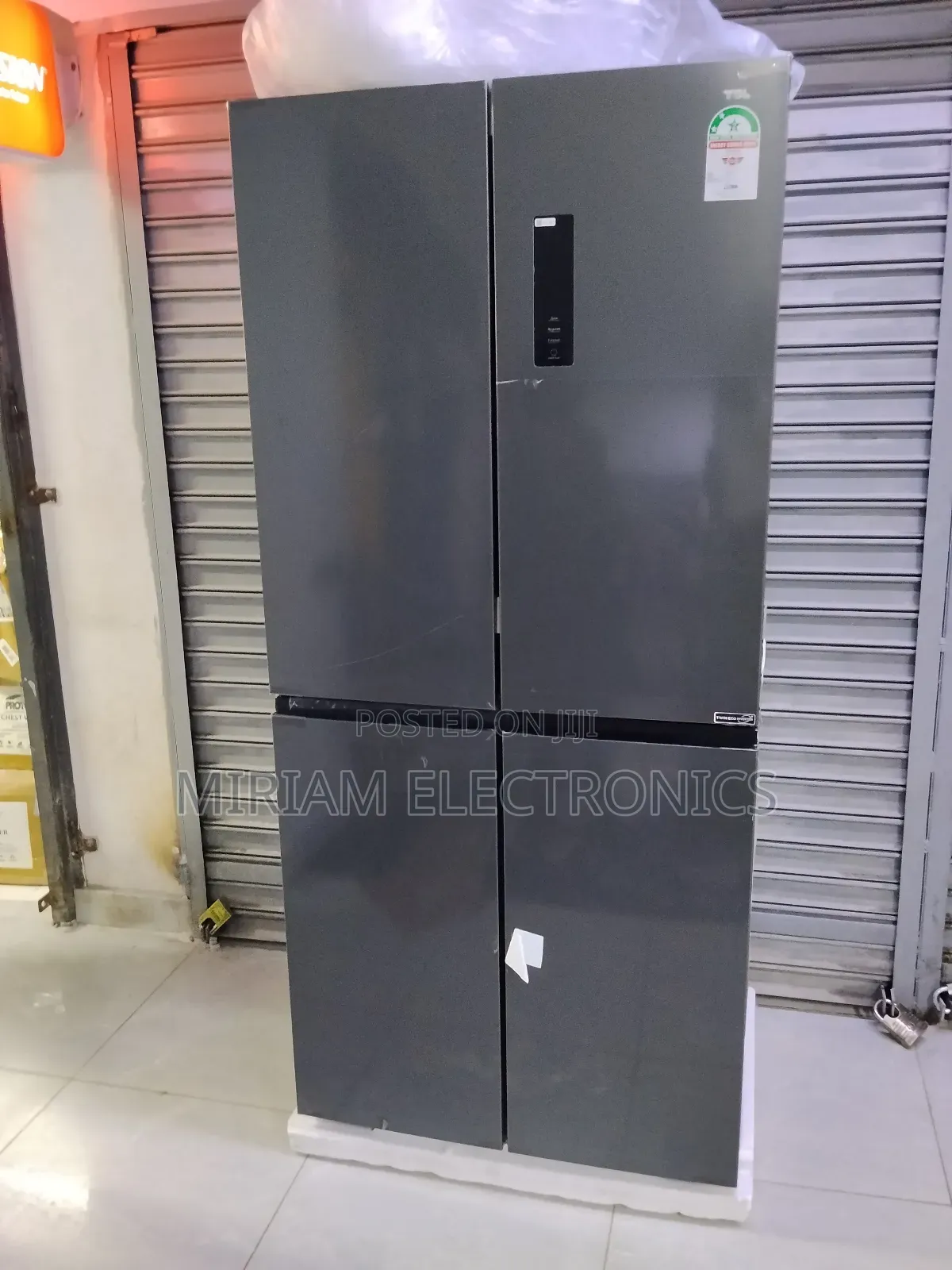 TCL 470 Liters P560cdn Frost Free 4 Door Fridge,Silver