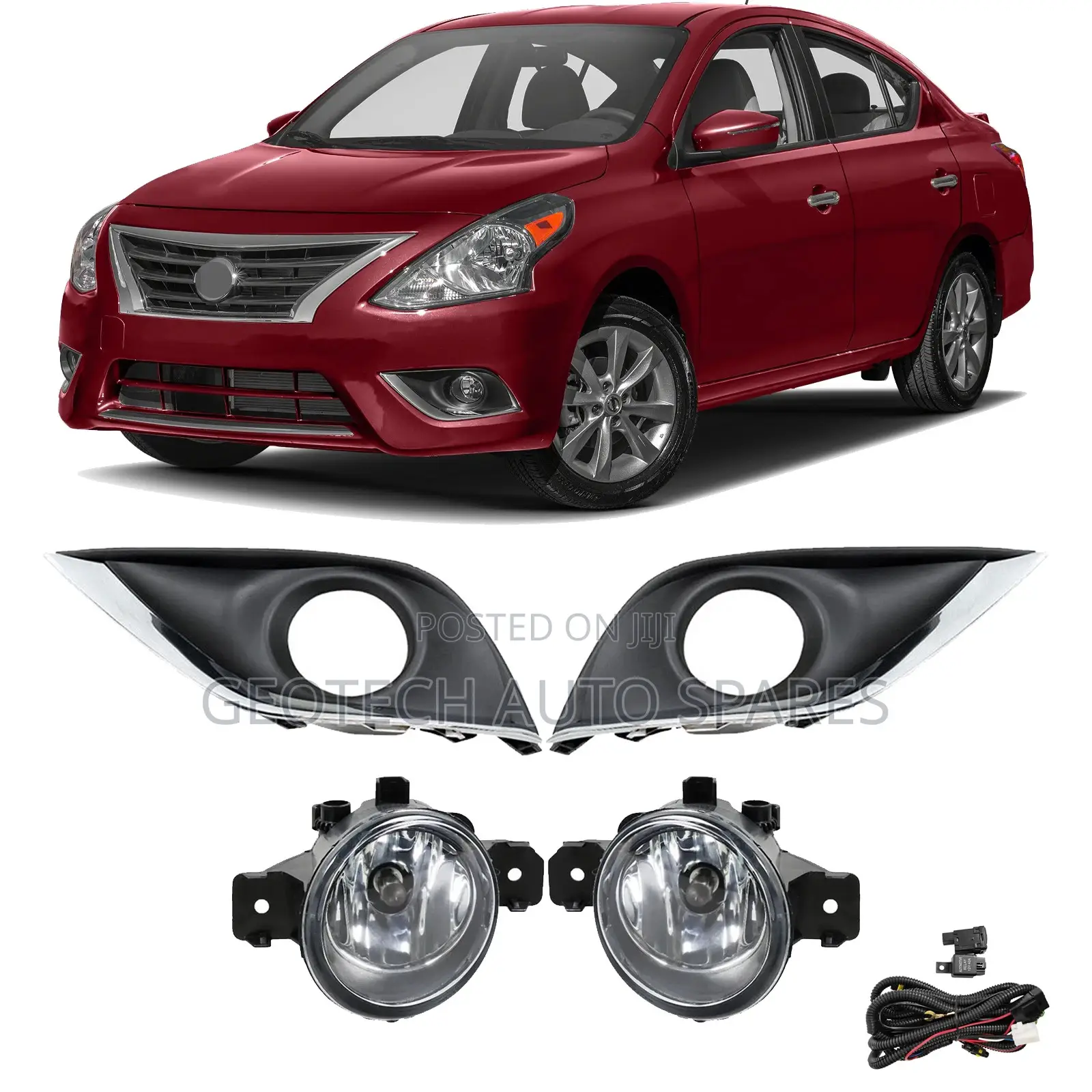 Nissan Latio Foglight Covers