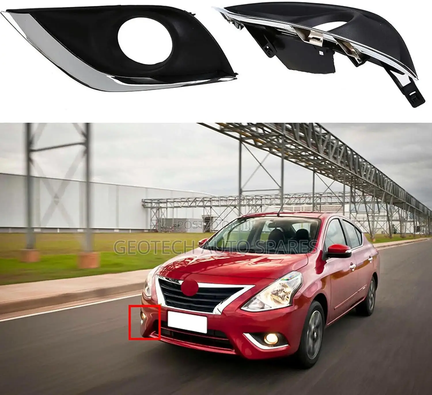 Nissan Latio Foglight Covers