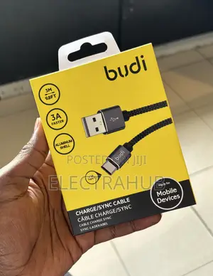 Budi Type C 3m Aluminium Shell Usb Cable New Sealed