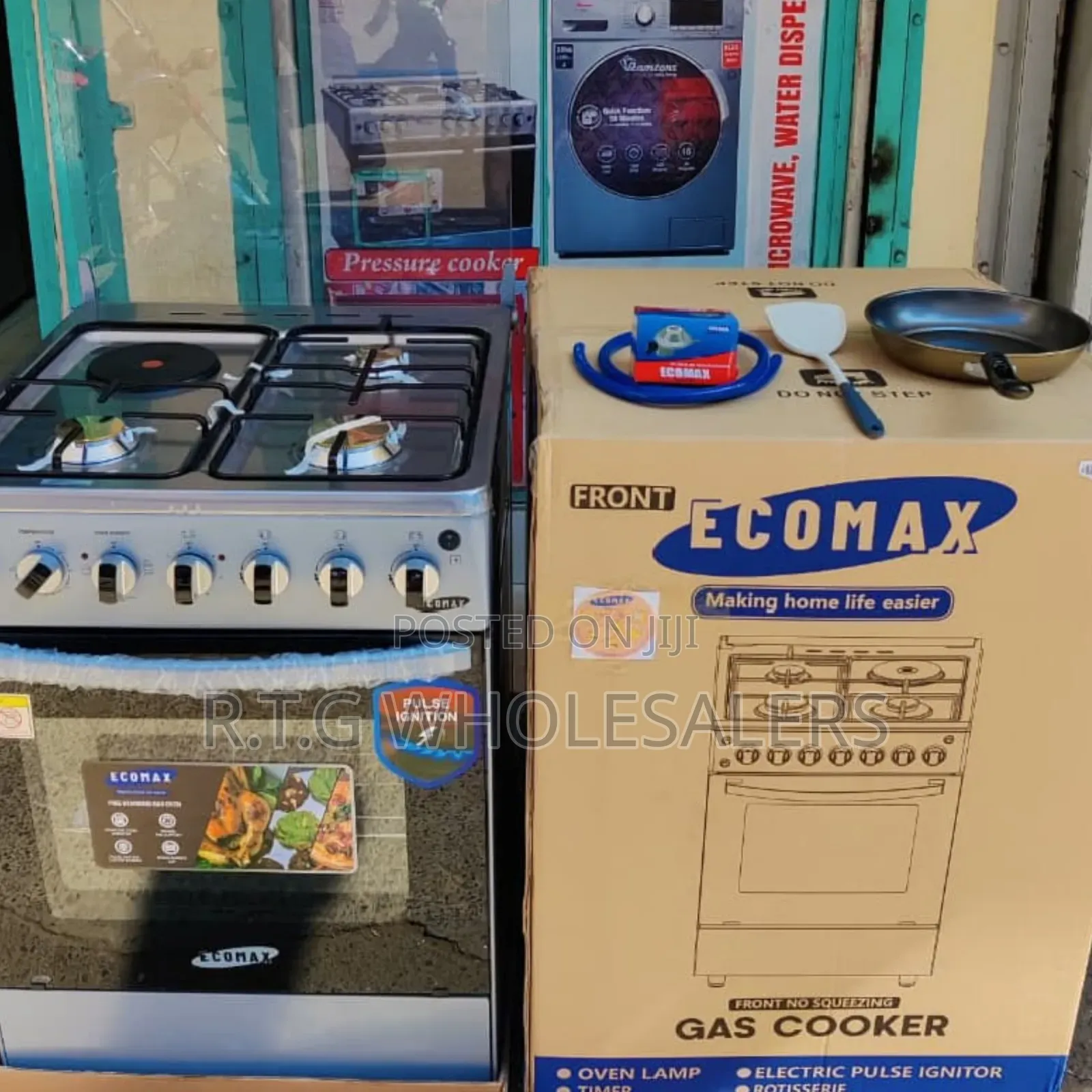 3+1 Ecomax Standing Cooker 50×55 With Bonus Set