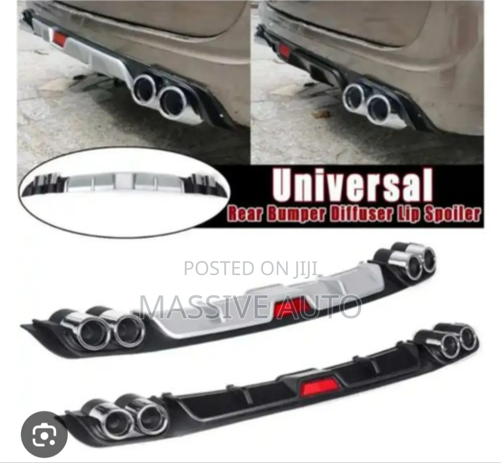 Universal Rear Bumper Diffuser Lip/ Rear Car Diffuser
