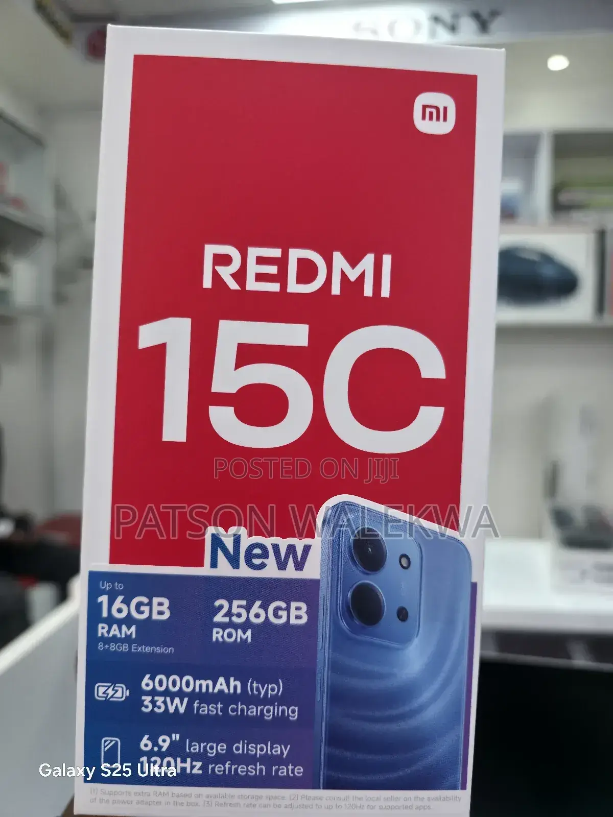 New Xiaomi Redmi 15C 4G 256 GB Black