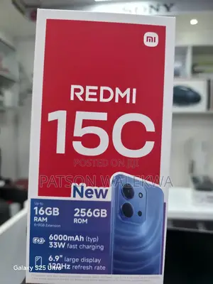 New Xiaomi Redmi 15C 4G 256 GB Black