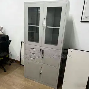 2-door Steel Office Filling Cabinet With Safe