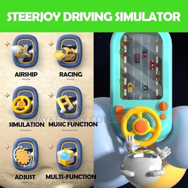 3+ Kids? Interactive Car Racing Steering Toy - main view