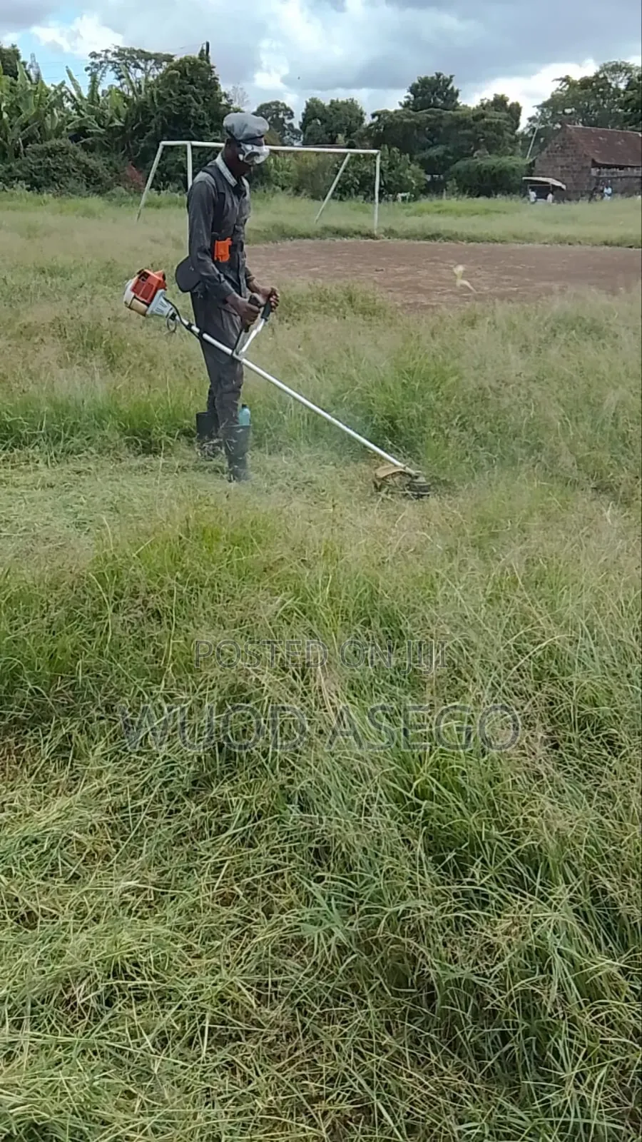 Grass Cutting and Flower Treaming