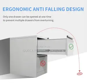 4-drawer Metallic Office Filling Cabinet