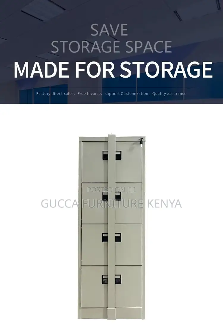 4-drawer Metallic Office Filling Cabinet