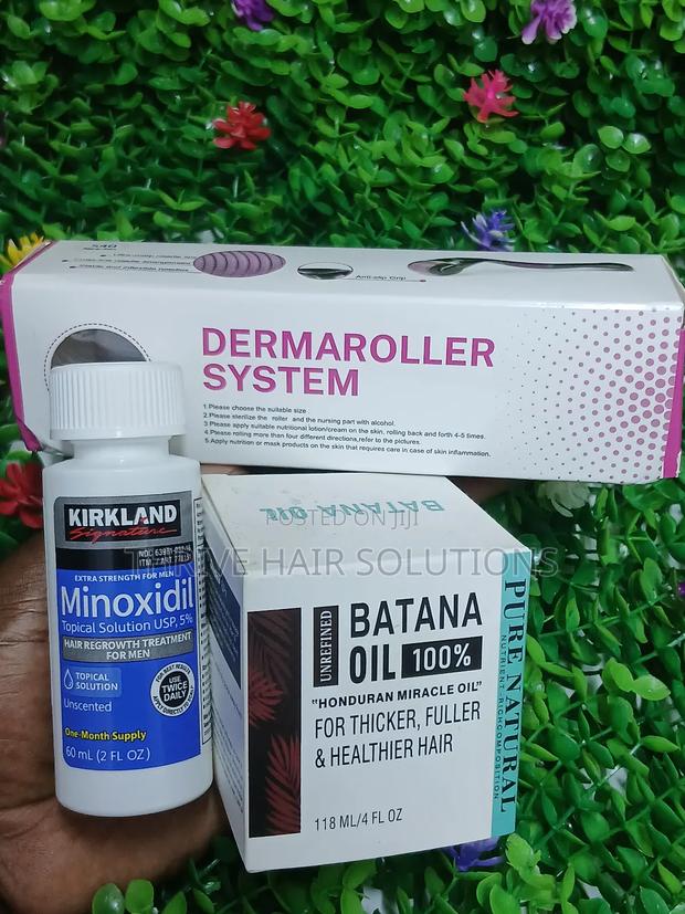 Minoxidil,Batana Oil, Castor Oil,Derma Roller,Derma Stamp - thumbnail 2