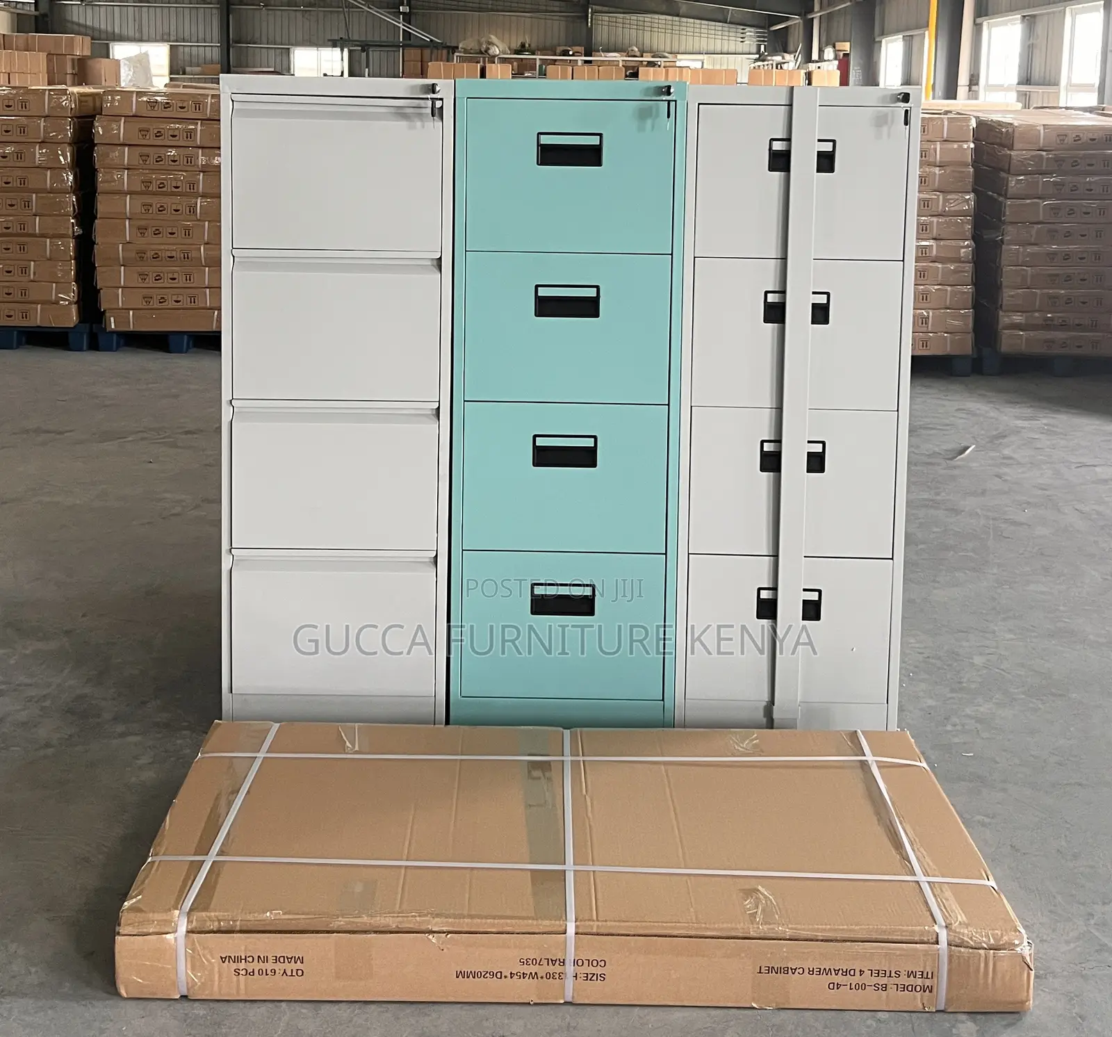 4-drawer Metallic Office Filling Cabinet