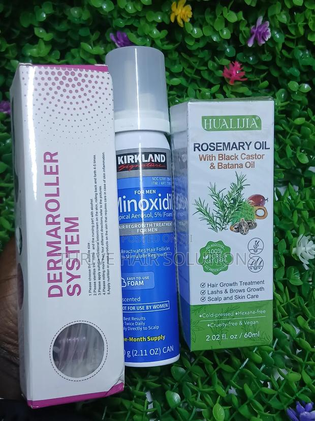Minoxidil,Batana Oil, Castor Oil,Derma Roller,Derma Stamp - thumbnail 6