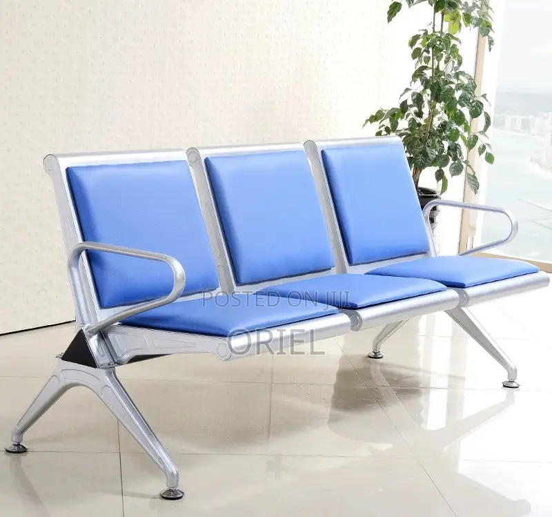 Office Benches; Professional 3-Seat Waiting Room Bench