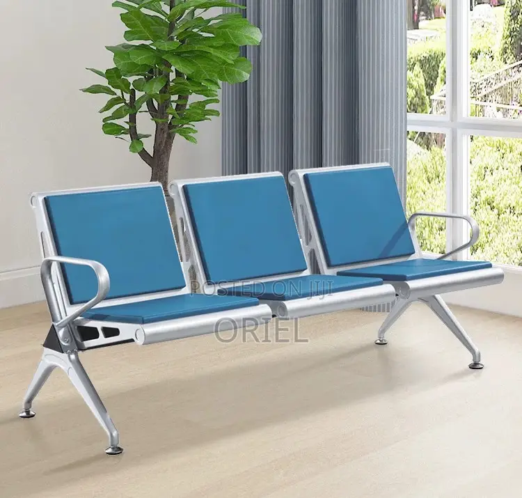 Office Benches; Professional 3-Seat Waiting Room Bench