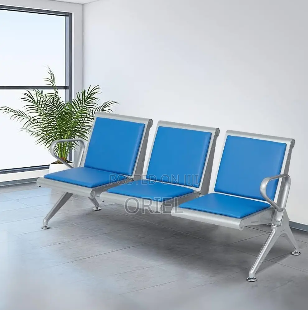 Office Benches; Professional 3-Seat Waiting Room Bench