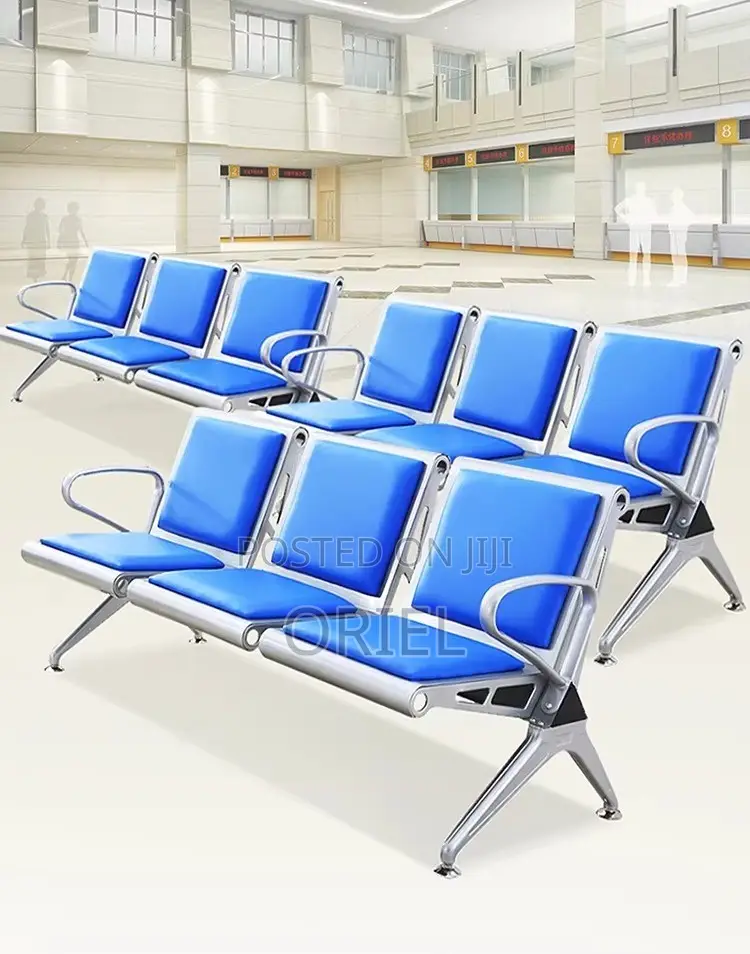 Office Benches; Professional 3-Seat Waiting Room Bench