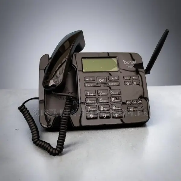Wireless Reliable Bontel T1000 Dual Sim GSM Fixed Landline Desk Phone