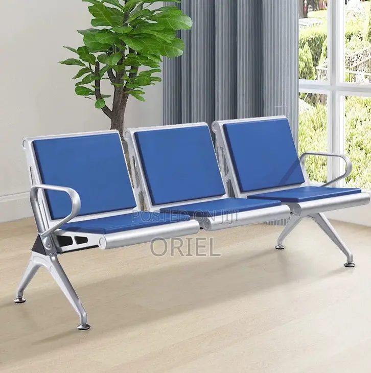 Office Benches; Professional 3-Seat Waiting Room Bench