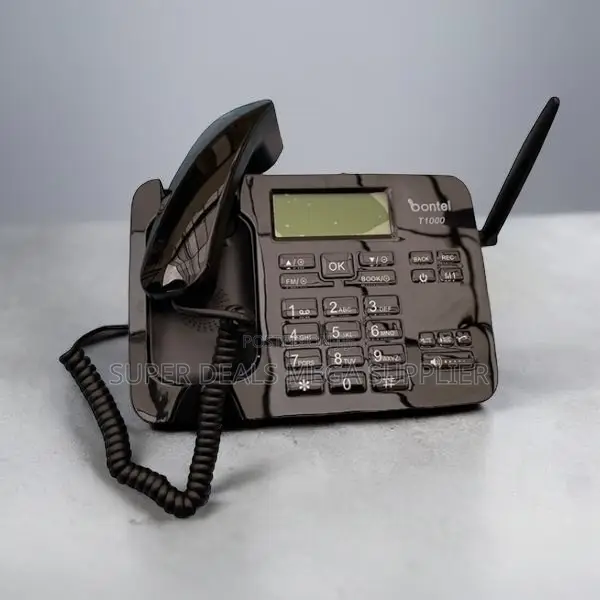 Long Standby Battery Bontel T1000 Dual Sim GSM Landline Desktop Phone