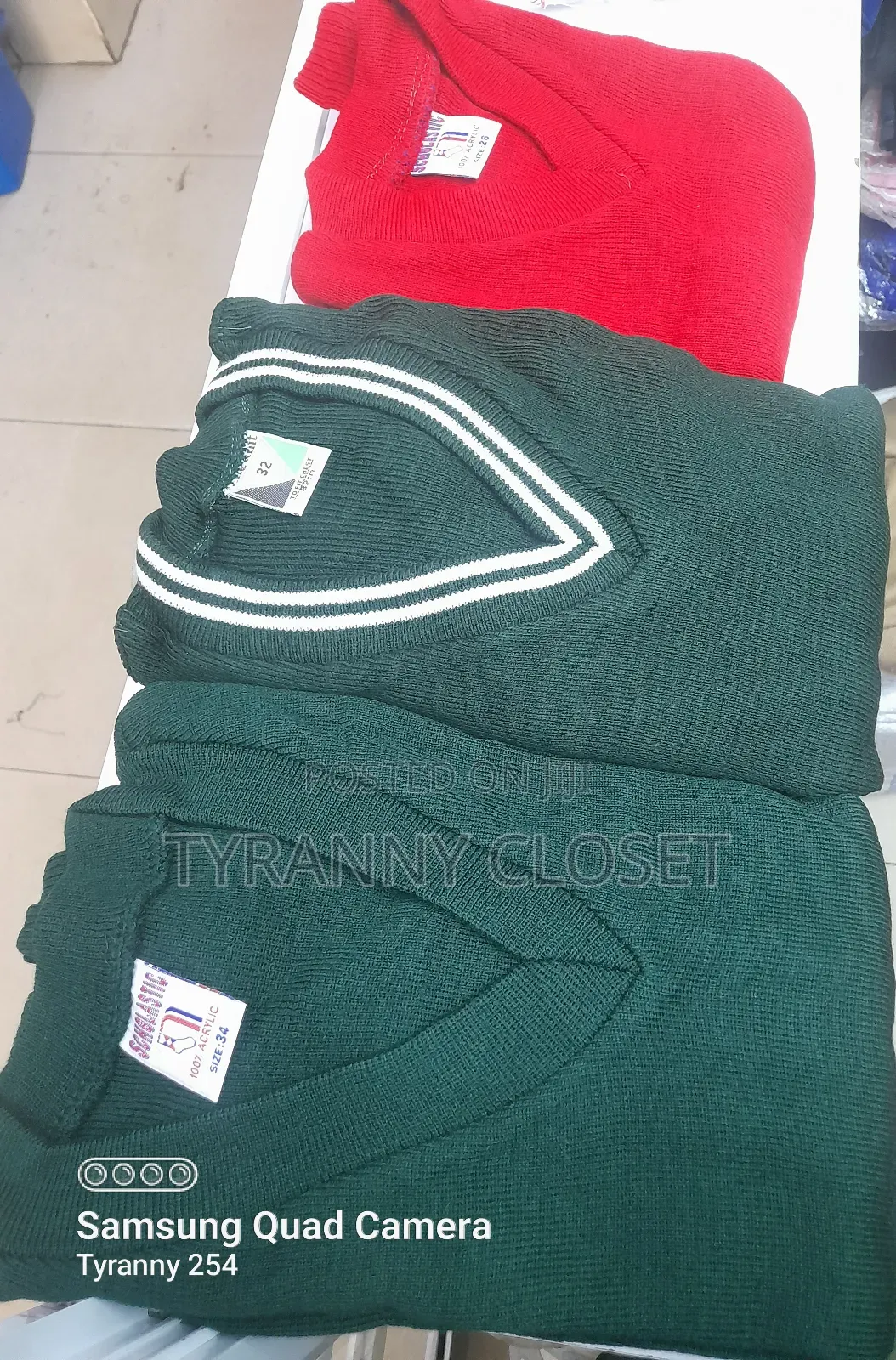 School Sweaters