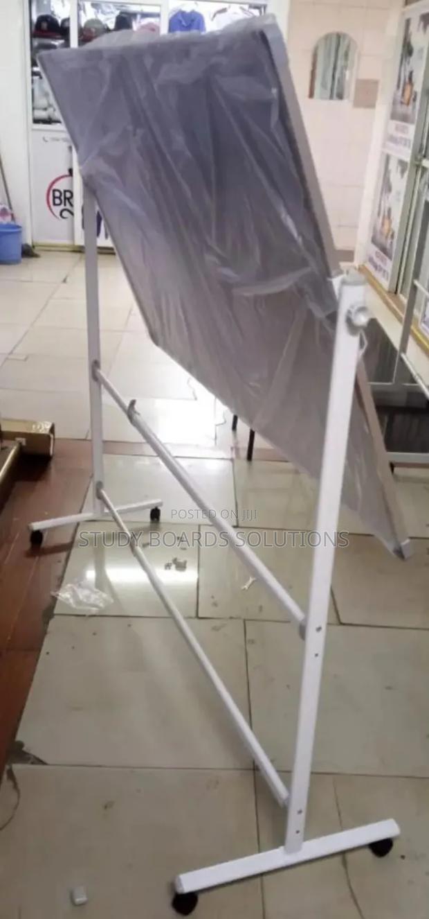 Portable Wheeled Stand With a 4ftx4ft Whiteboard - main view