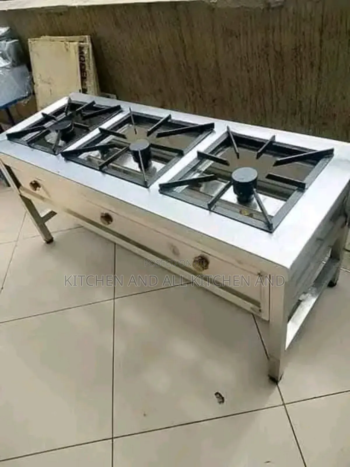 Stainless Steel Commercial Gas Cooker