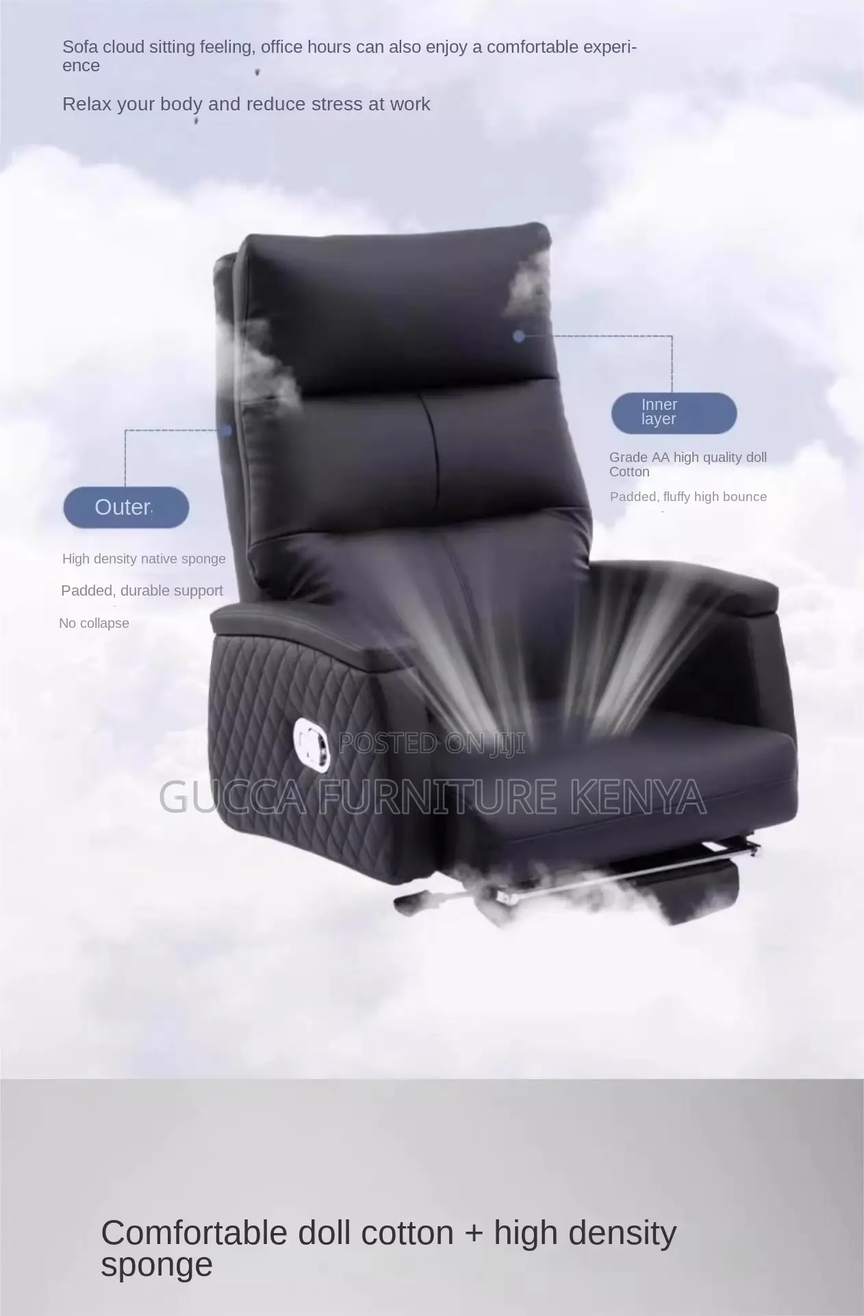 Luxury Contemporary Office Director's Chair