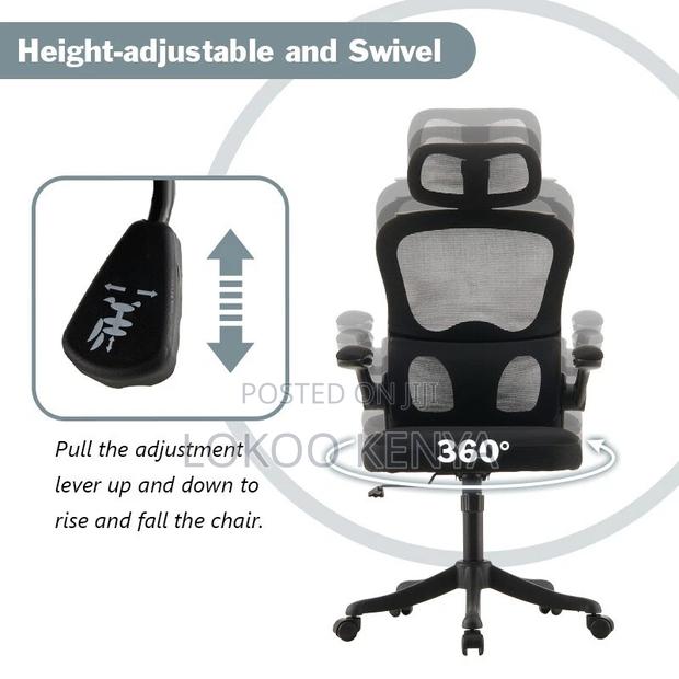 Office Chair ; Ergonomic High-Back Office Chair - thumbnail 3
