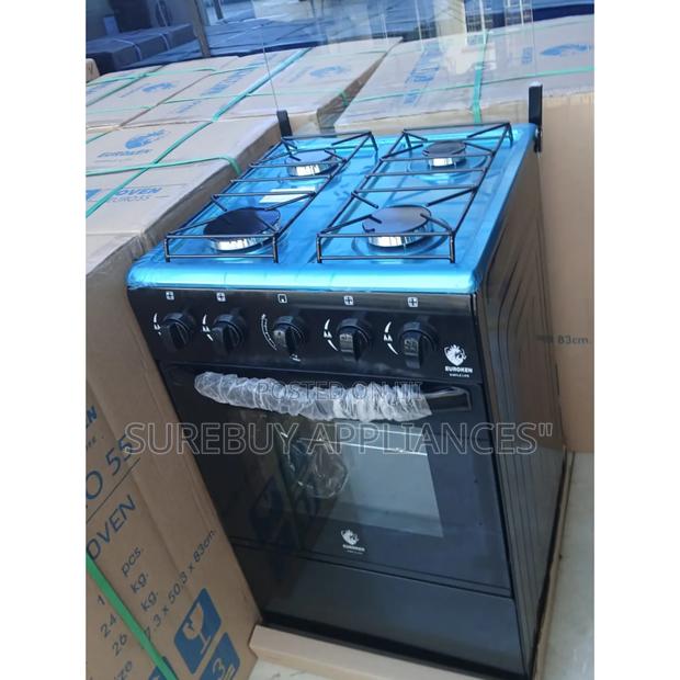 Euroken 50×55 Full Gas Cooker – Efficient Kitchen Power