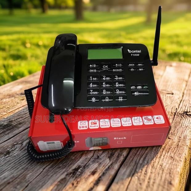 Stable Performance Bontel T1000 Dual Sim Fixed Landline Desktop Phone