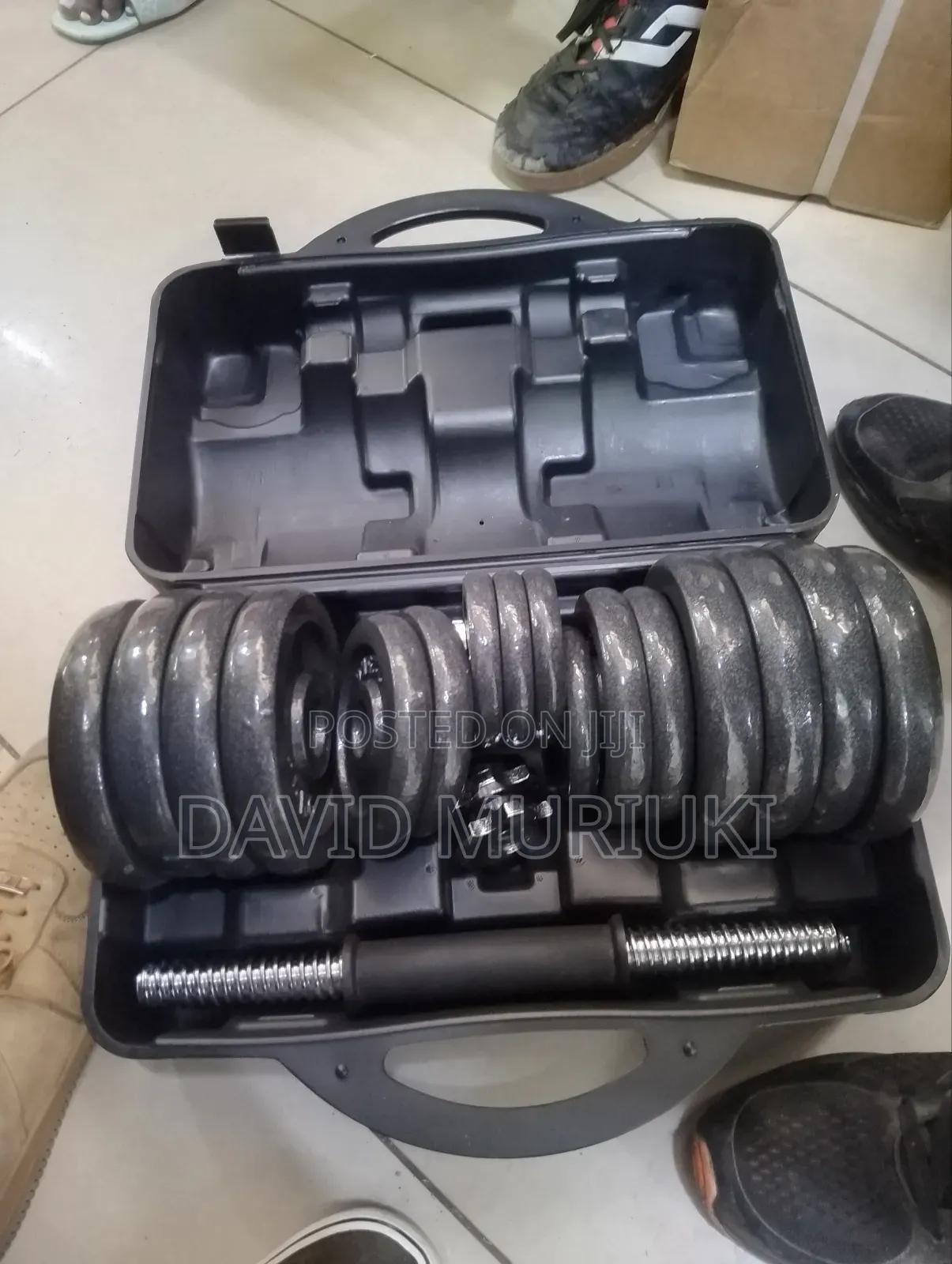 30kg Dumbbell Set With a Free Casing