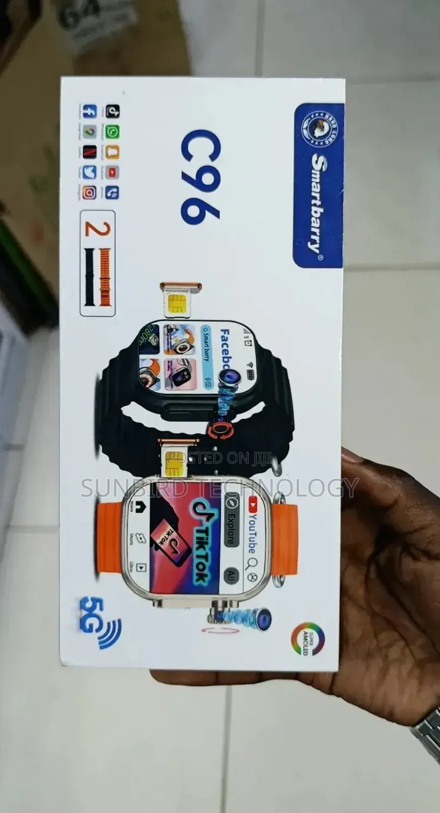 Smartbarry C96 64gb+6gb 5g Smartwatch