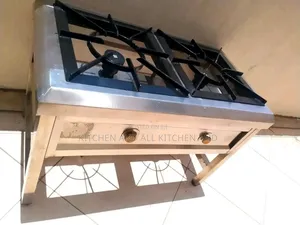 Gas Cooker Stainless Steel Two Burners