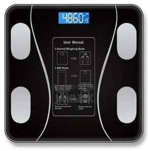 Black Bmi Smart Digital Personal Weight Scale - Js