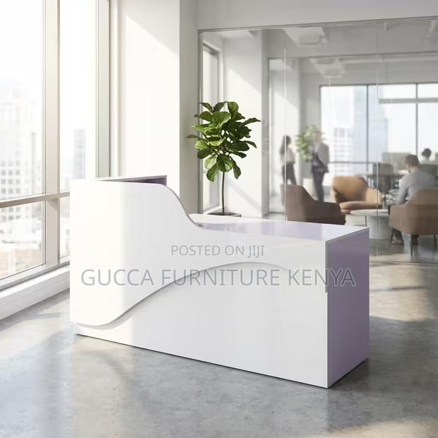 Imported Executive Front Reception Desk - main view