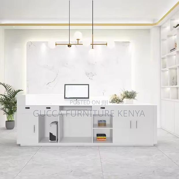 Imported Executive Front Reception Desk - thumbnail 3