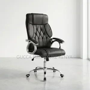 Executive Leather High-back Director's Seat