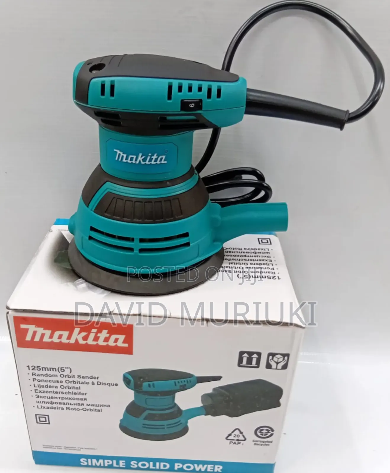 Makita Sander Machine.
