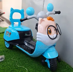 Blue Kids Motorcycle