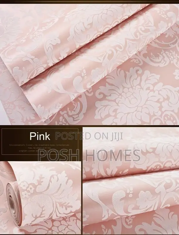 Pink Floral Wall Appeal Wallpapers