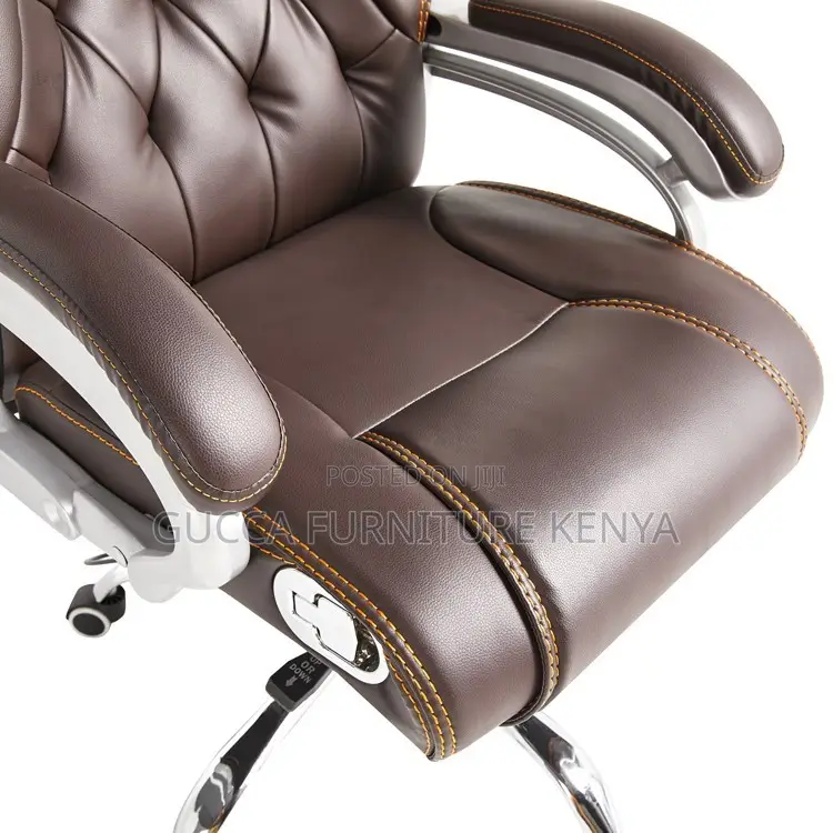 Executive Leather High-back Director's Seat