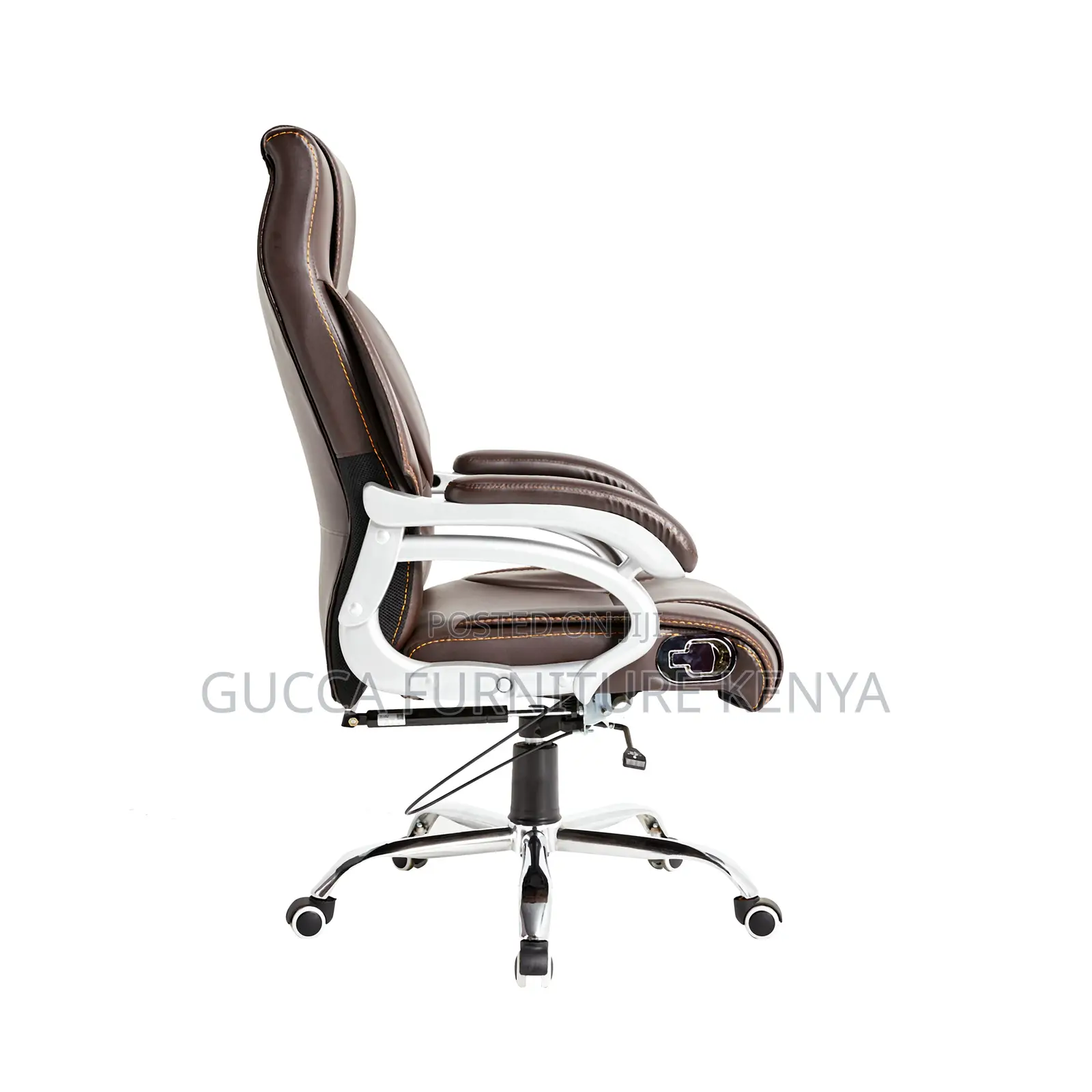 Executive Leather High-back Director's Seat