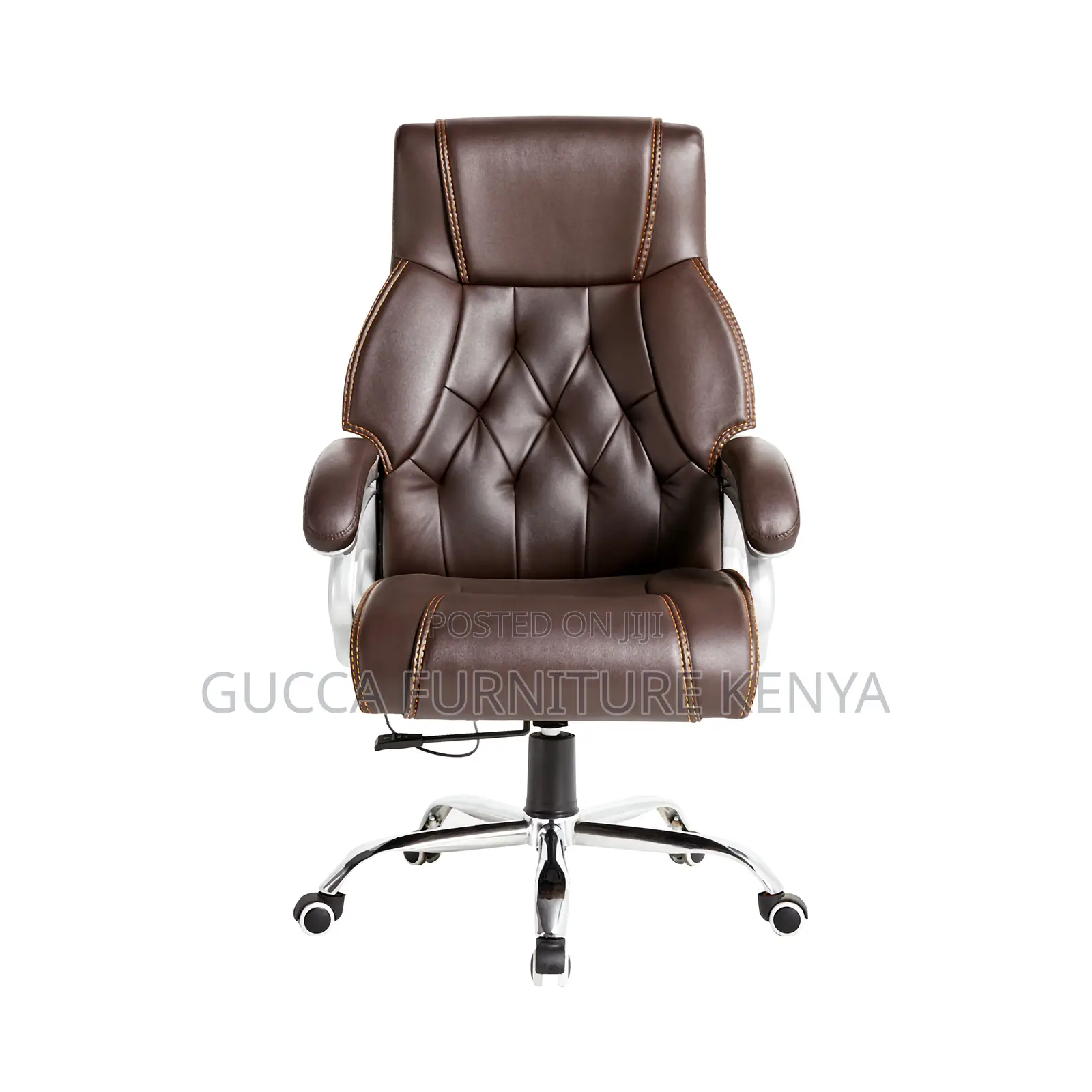 Executive Leather High-back Director's Seat